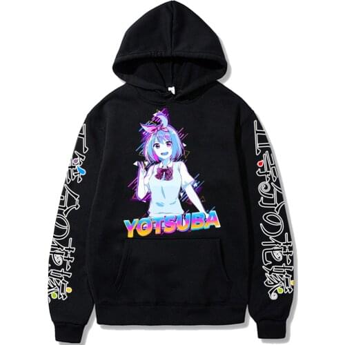 The Quintessential Quintuplets Hoodie Sweatshirts Harajuku Cute Nakano Yotsuba Hoodie Fashion Casual Loog Sleeve Top Pullovers