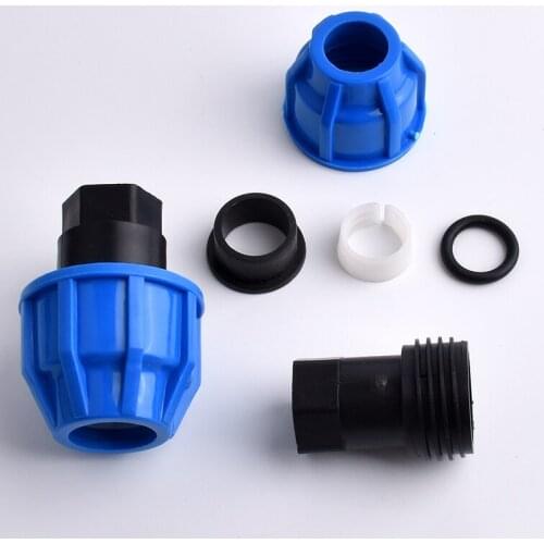 2-10Pcs Hi-quality PPR PVC PE Female Thread Direct Quick connector Plastic joint Water Pipe Connectors Agricultural Accessories