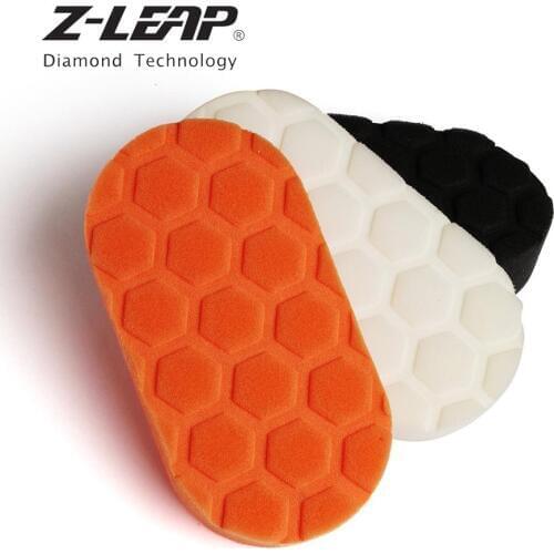 Z-LEAP 3PCS Buffing Sponge Polishing Pad Kit 75*150*25mm Hand Abrasive Disc Tools For Car Polisher Buffing Waxing Cleaning