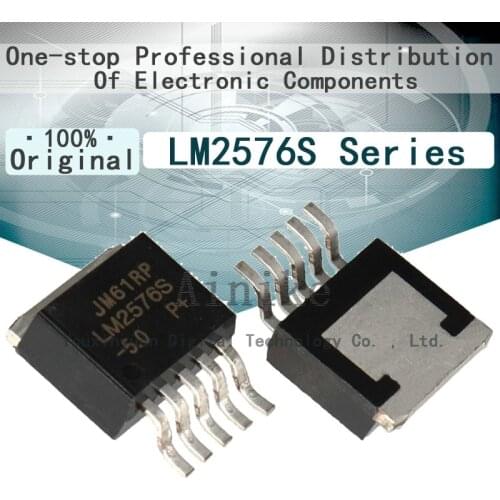 10/Pcs New Original LM2576 LM2576S-5.0V LM2576S-3.3V LM2576S-12V LM2575S-ADJ TO-263-5 Voltage regulator step-down IC chip