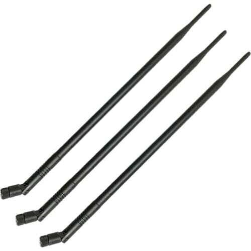 3PCS 9DBi RP-SMA Dual Band 2.4GHz 5GHz High Gain WiFi Router Wireless Tilt Antenna
