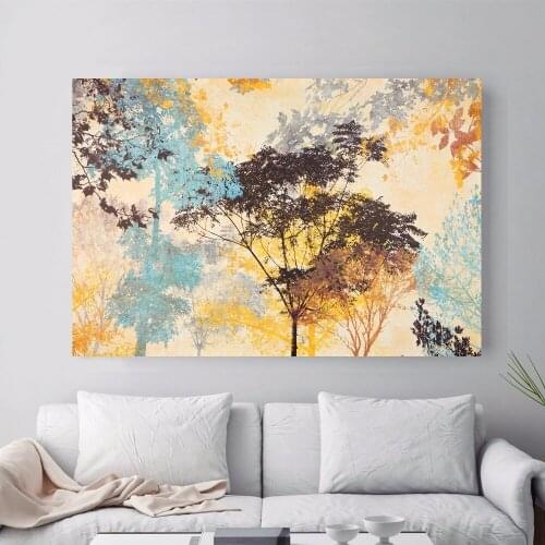 Abstract Plants Nordic Canvas Art Print Painting Poster Wall Pictures For Living Room Home Decorative Bedroom Decor No Frame