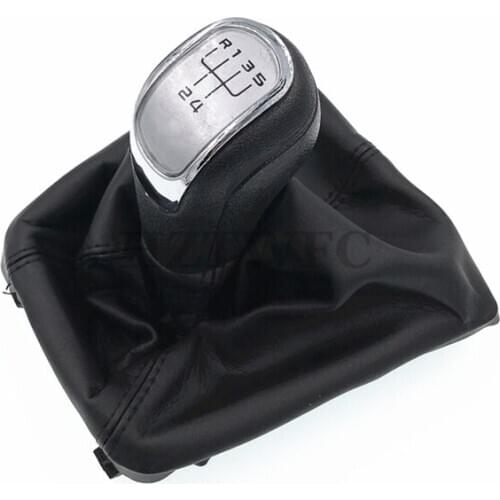 Free Shipping 5 Speed Manual Car Gear Shift Knob Gaiter Boot Cover For Skoda Octavia II 09-12 Superb II 08-12 Yeti 09-12