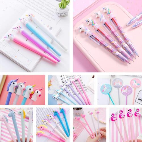 Unicorn Party Unicornio Flamingo Signature Gel Pen Baby Shower Birthday Party Decorations Kids Wedding Decoration Gifts Souvenir