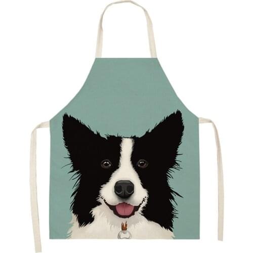 Cartoon dog pattern barista House cleaning For home and kitchen Apron for children aprons for women Woman kitchen apron Apron