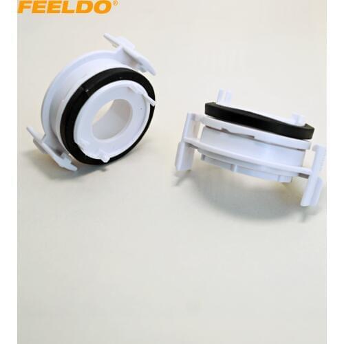 FEELDO 10Pcs Car Bulbs Socket Adapter For BMW E46 3-Series(1999~2005) H7 HID Xenon Bulb Low Beam Installation (Type1) #1075