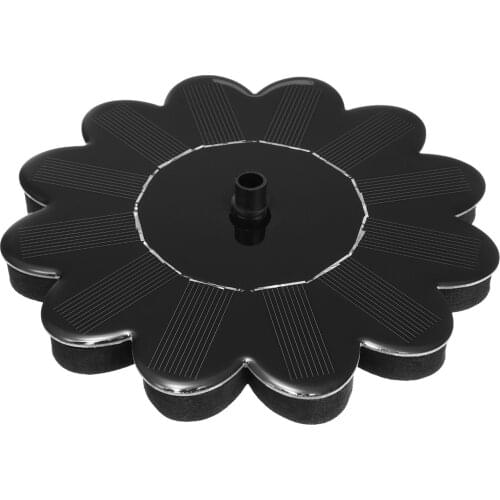 Solar Powered Fountain Pump With 4 Nozzles Solar Water Pump For Garden Pond Birdbath Aquarium