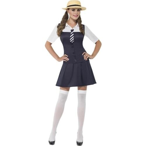 Halloween Sexy Student Cosplay Costume Nightclub Korean Japanese Disfraz Schoolgirl Dirndl Dress