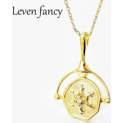 925 Sterling Silver Irregular Geometric Arc Pendant Sunshine Centeral CZ Stone Medal Coin Necklace for Girls Birthday Gift