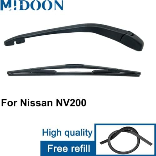 MIDOON Car Rear Wiper Blade Blades Back Window Wipers Arm For Nissan NV200 Hatchback (2010 Onwards) 355mm Auto Windscreen Blade