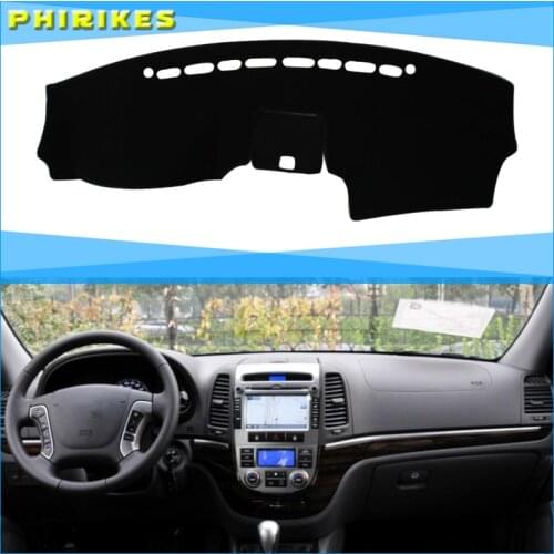 For Hyundai Santa Fe 2007 2008 2009 2010 2011 2012 Car Dashboard Cover Mat Pad Sun Shade Instrument Protect Carpet Accessories