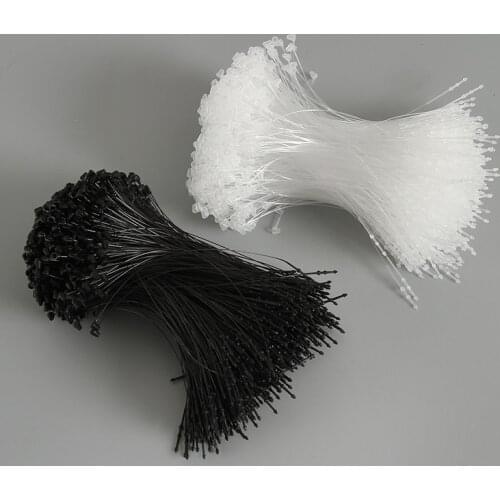 Plastic String Loop Locks Plastic Snap Lock Pins Security Tag Apparel Label Tags Fasteners Loop pins Garments Seal Tag