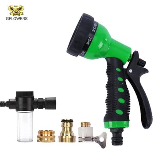 Gardening plastic multifunctional watering sprinkler garden watering spray gun household balcony washing the ground