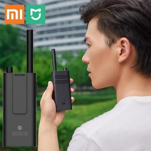 2020 Newest Xiaomi Mijia Walkie Talkie Lite Civil 5Km Intercom Outdoor Handheld Mini Radio Talkie Walkie Smart Home