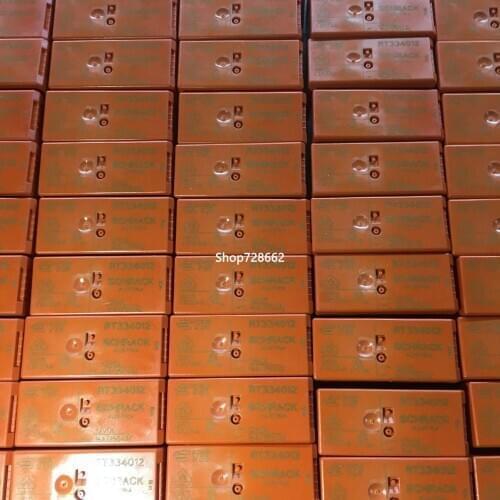 Free Shipping 100% new original relay 10pcs/lot power relay RT314012 12V 8PIN 16A