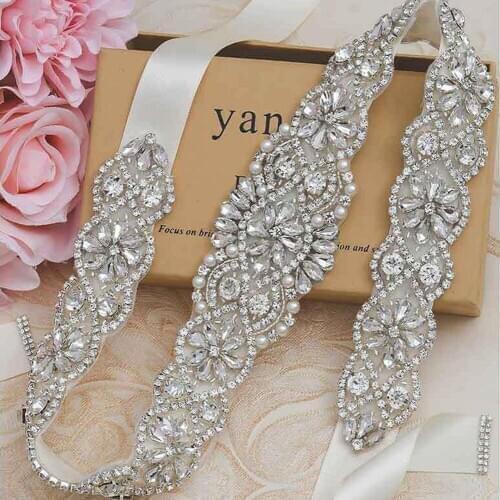 Removeable Belt Bridal Wedding Dress waist cover handmade bridal belt luxury class water diamond exquisite waist cover