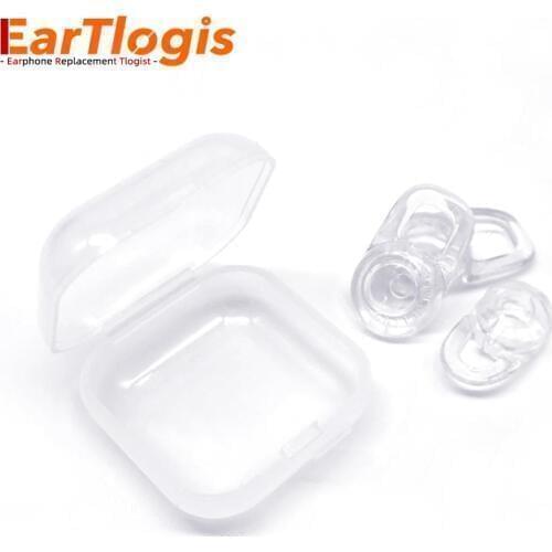EarTlogis Replacement Silicone Earbud for Plantronics Voyager 3200 3240 Edge In-Ear Ear Pads Tip Parts Earplug Cushion Earmuff