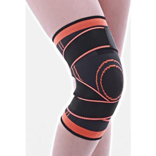 TJ-Tianjun Knee Protector Pressurized Knee Bandage Breathable Nylon Silk Latex Spandex Sports Cycling Climbing Knee Cover k080