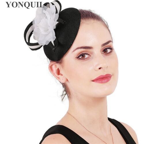 Bride Gorgeous Women Wedding Fascinator Flower Hat Bridal Marry Headwear Nice Fashion Party Dinner Hair Accessories Headband