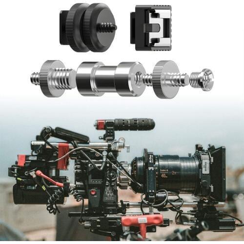 Camera Screw, 22 Pcs 1/4 Inch and 3/8 Inch Converter Threaded Screws Adapter Mount Camera Hot Shoe Mount to 1/4 Set for Camera/T