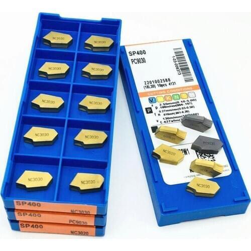 High-quality grooving tool SP400 PC9030 NC3020 NC3030 Carbide carbide insert Turning insert grooving tool SP 400