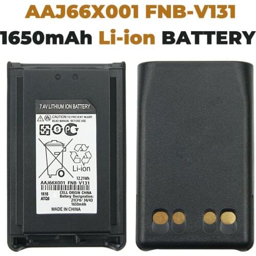 FNB-V103LIA 1650mAh Li-ion Battery Compatible for Vertex VX-231 VX231 VX-228 VX228 VX230 VX-234 (Fits for CD-34/VAC-300 Charger)