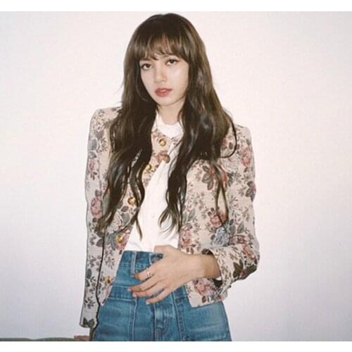 Runway Vintage Fashion Women Spring Summer Short Coat Brand Design Clothes 2020 New Short Print Embroidery Loose Jacket Tops