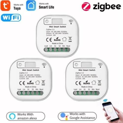 Zigbee DIY WiFi Smart Light Switch Universal Breaker Timer Tuya Smart Life APP Wireless Control Works With Alexa Google Home New