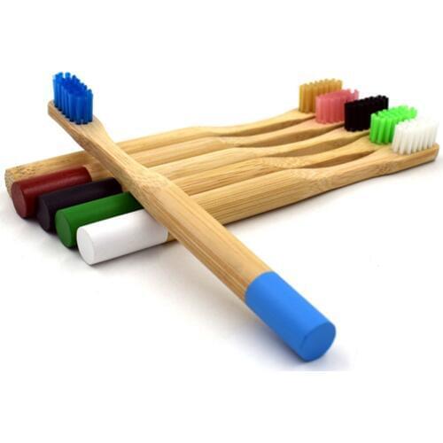 Children Toothbrush Bamboo Kids Toothbrush Eco Friendly Children Dental Oral Care Tooth Brush Training Toothbrushes 6 Colors