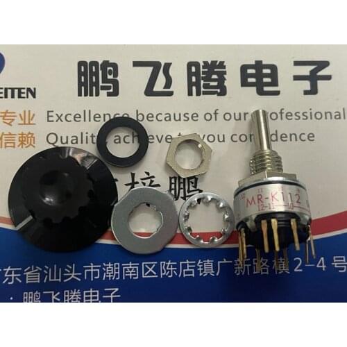 1PCS Japan NKK MR-K112 MRK112 2-12 gear band rotary switch CNC machine tool electronic handwheel special knob
