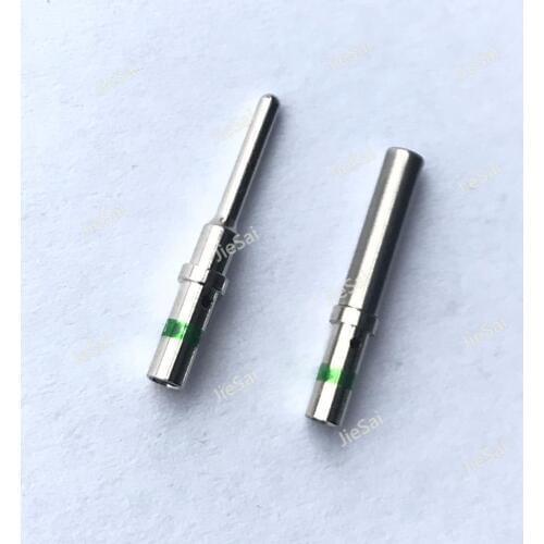 10Pcs 20Pcs DT Pin 14-16 AWG 0460-215-16141 0462-209-16141 Solid Crimp Terminal With Green Identification Stripe Stainless Steel