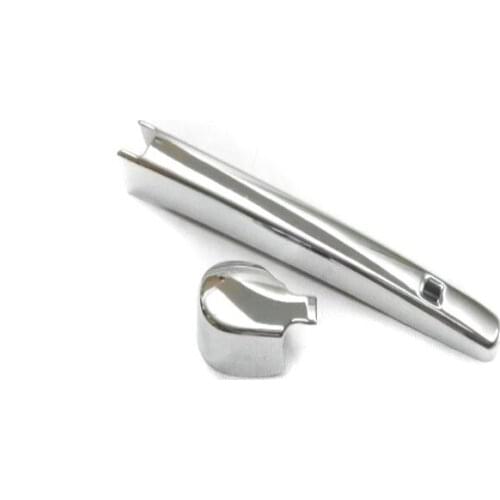 ABS Chrome Car Window Wiper Cover Trim Rear Wiper Mouldings Strip Sticker 2PCS/SET For Skoda Kodiaq 2016-2018 Auto Accessories