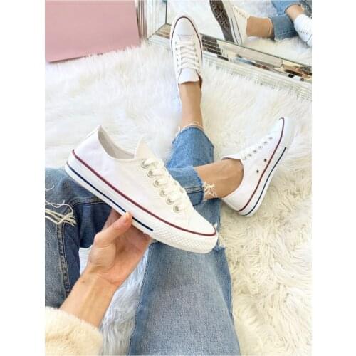 ELSESHOES Unısex White Sports Shoes