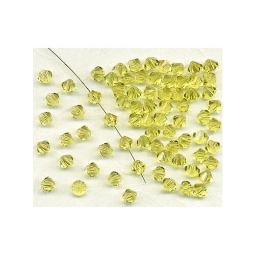 Free Shipping, 288pcs/Lot 6mm jonquil 408 color Chinese Top Quality Crystal Bicone Beads