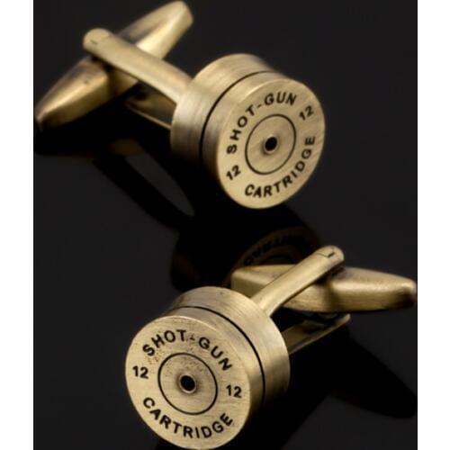 Free shipping, high quality bronze and gold bullet cufflinks, and Wedding Shirt Cufflinks designed by senior Masters