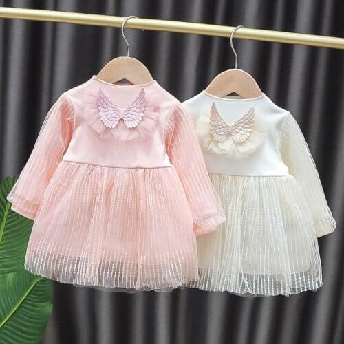 Infant Baby Dresses for Girls Birthday Party tutu Dress Long Sleeve Princess Dress Baby Clothing Toddler Girl Clothes Vestidos