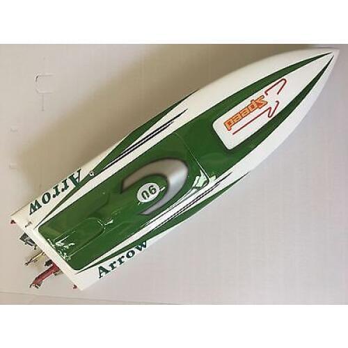 E36 KIT 30" Electric RC boat Well Painted Fiber Glass Monohull Boat Hull only for Advanced Player Green TH02654