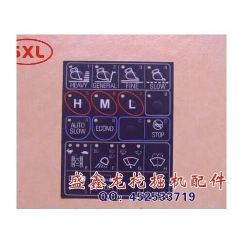 Kato HD820 meter stick, display, stickers, excavators