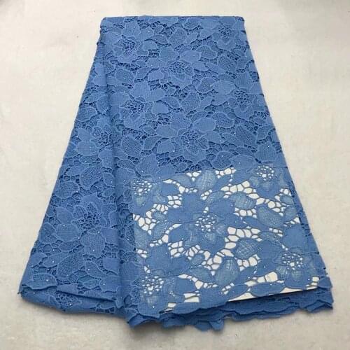2020 Hot Sale African Cord Lace Fabric High Quality Water Soluble Guipure Lace Design French Net Lace For Nigerian Wedding Dress