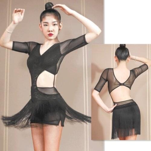 Summer lace latin dress cha cha samba dress latin samba salsa dress 722