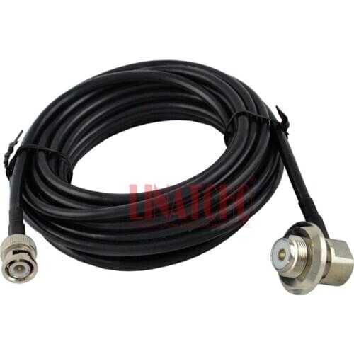 5 meters GM338 GM3688 mobile radio antenna RG58U BNC male and SO239 connector coaxial cable