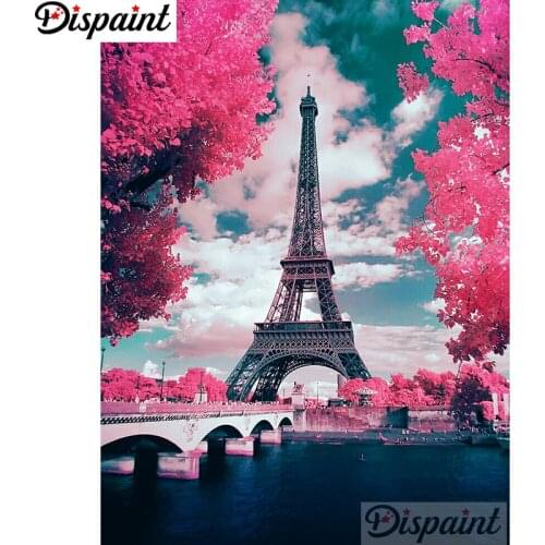 Dispaint Full Square/Round Drill 5D DIY Diamond Painting "night view" Embroidery Cross Stitch 3D Home Decor A11454