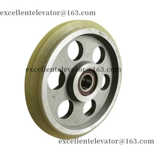 OD160mm W30mm 6203 Elevator High Speed Guide Shoe Roller 160*30*6203 160x30x6203 Use for Hitachi