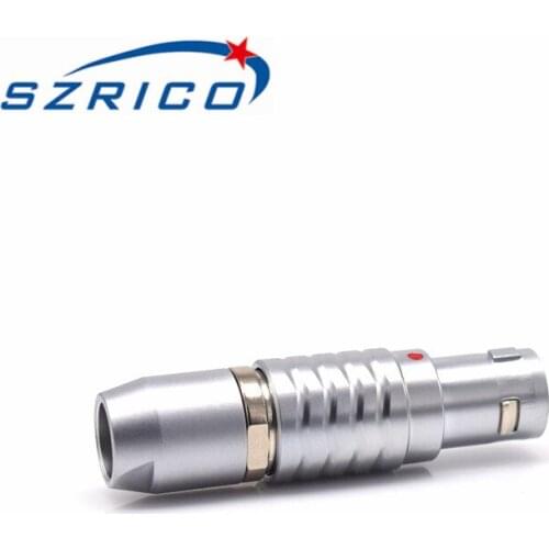 B Series M12 7 Pin Magnetic Battery Electrical Terminal Adapter Plugs Waterproof Metal Circular Connector