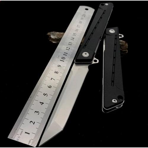 Ball Bearing Folding Knife D2 Blade G10 Handle Flipper Tactical Pocket Knives Camping Hunting Survival Knife EDC Outdoor Tools