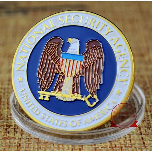 USA National Security Agency Washington.D.C Novelty Gold Challenge Coin American Eagle Coin Collection