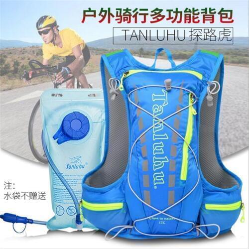 Running Marathon Bag TANLUHU 679 Nylon 15L Sports Bag Cycling Backpack For 2L Water Bag Outdoor Climbing Hiking Bag