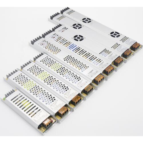 Waterproof LED Power Supply DC 12V/24V Lighting Transformers 60W 100W 120W 150W 200W 300W 400W 500w led driver