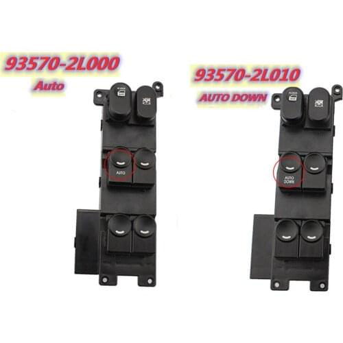 High Quality Auto or Auto Down 93570-2L010 93570-1Z000 93570-2L000 Front Power Window Main Switch LHD For Hyundai i30 2008-2011