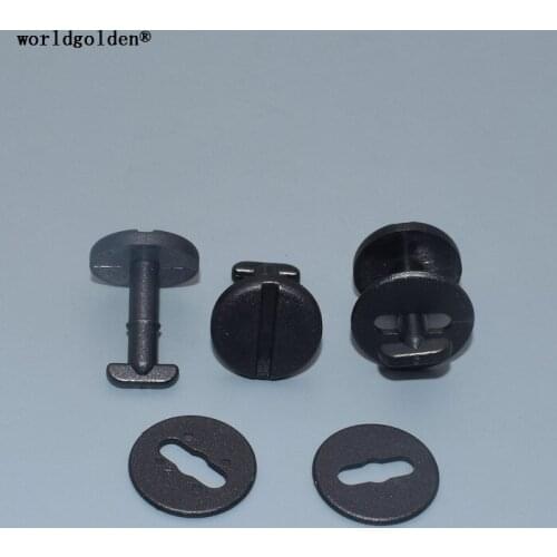 Worldgolden 100pcs plastic fasteners for Pad Carpet Retainer for BMW E46/3181/3251/X3